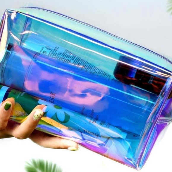 Iridescent Large Wild and Free Zipper Pouch - Picture 3 of 3